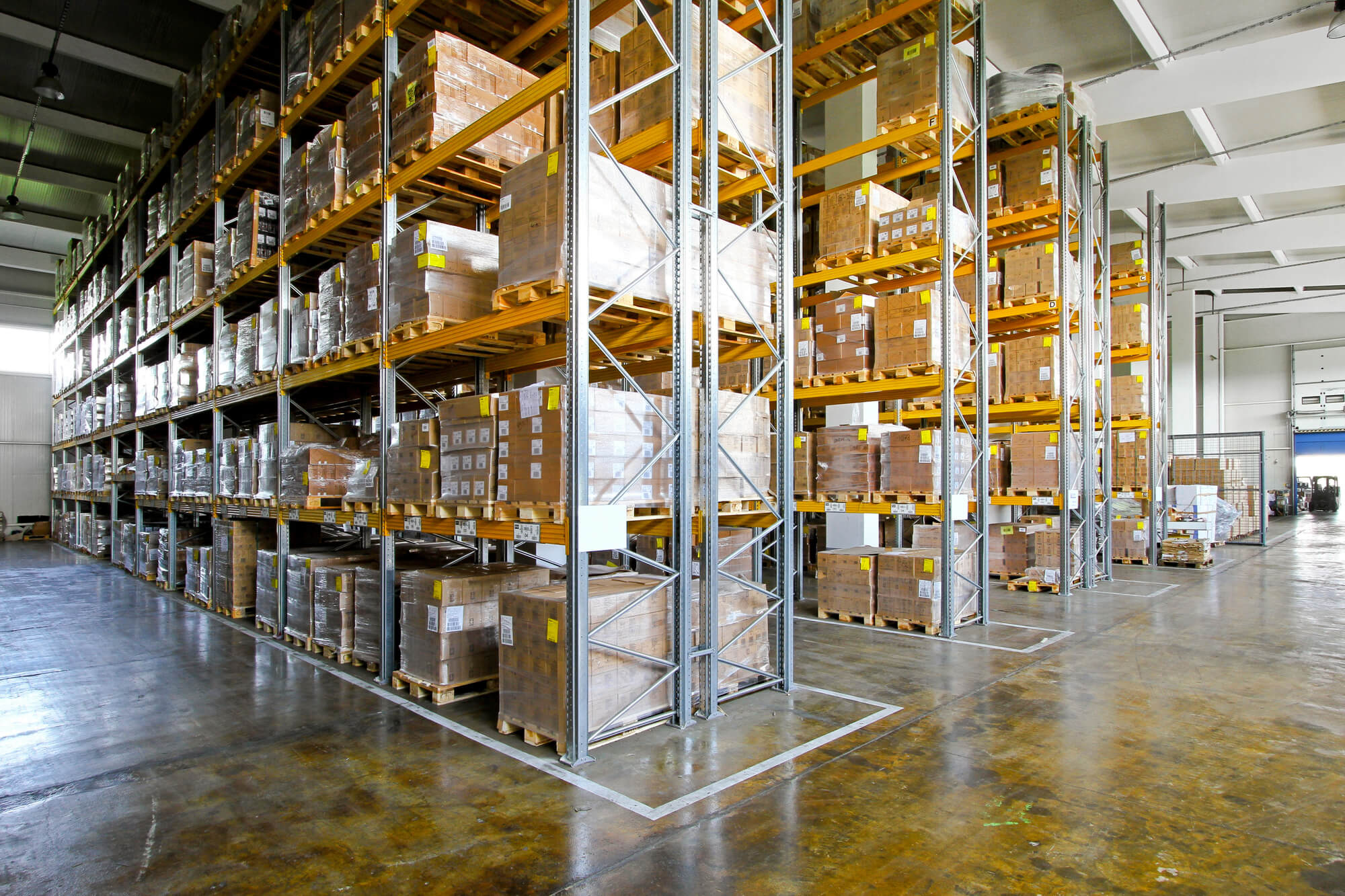 Large warehouse storage facility