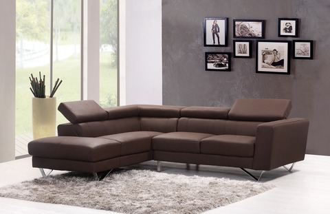 Sofa on grey carpet