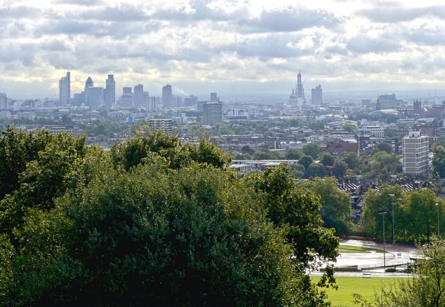 view of north London