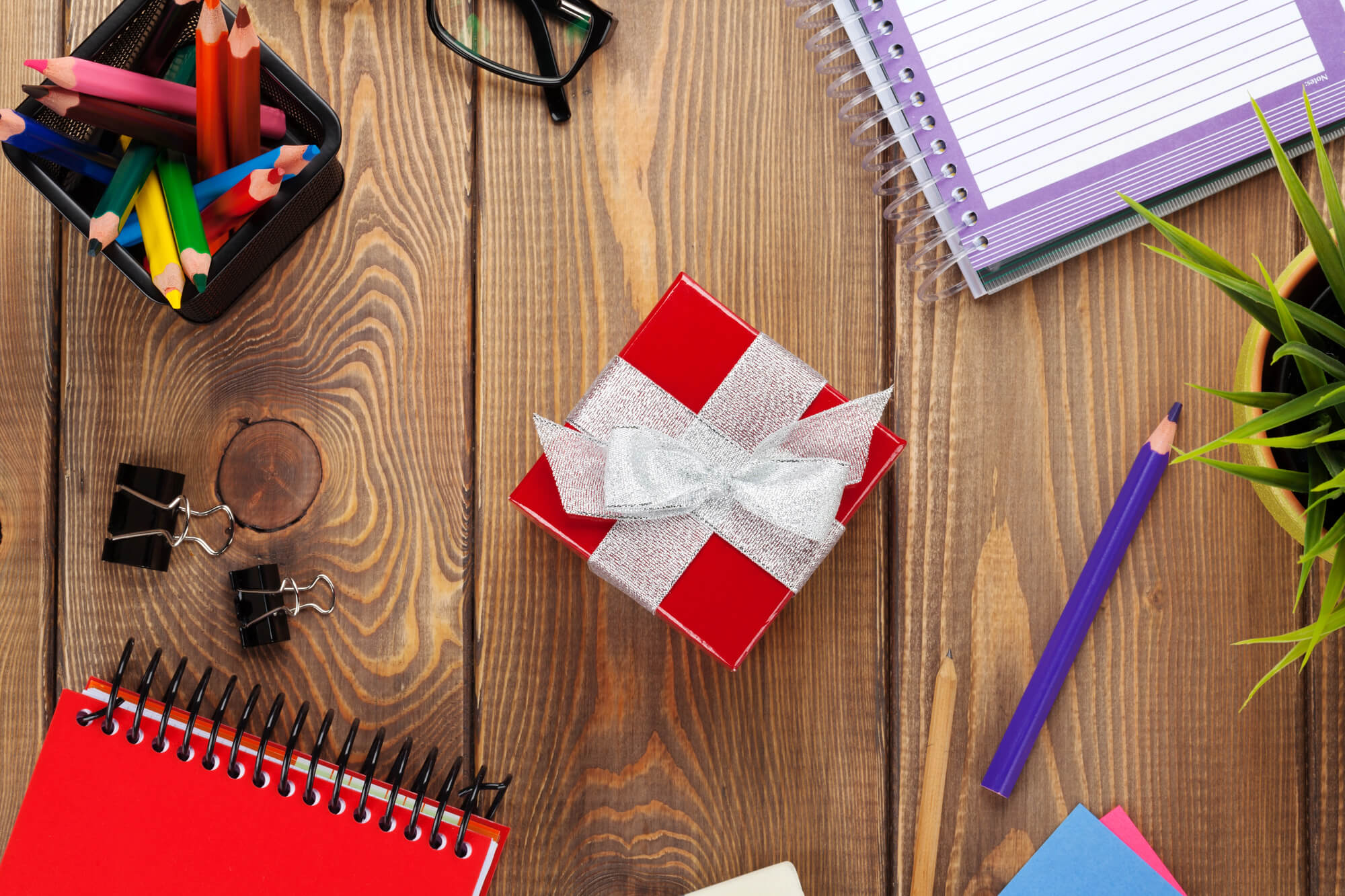 office stationary in a gift box